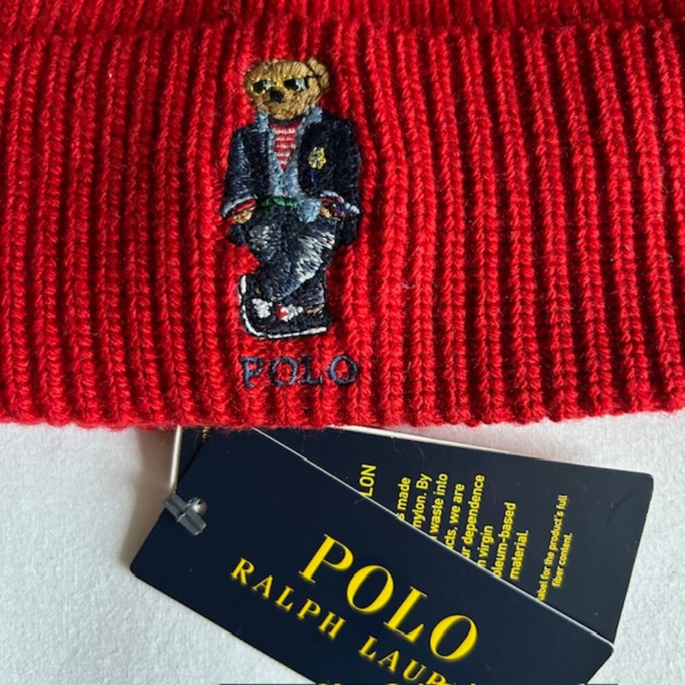 ❌️SOLD❌️POLO RALPH LAUREN Winter Bear Beanie